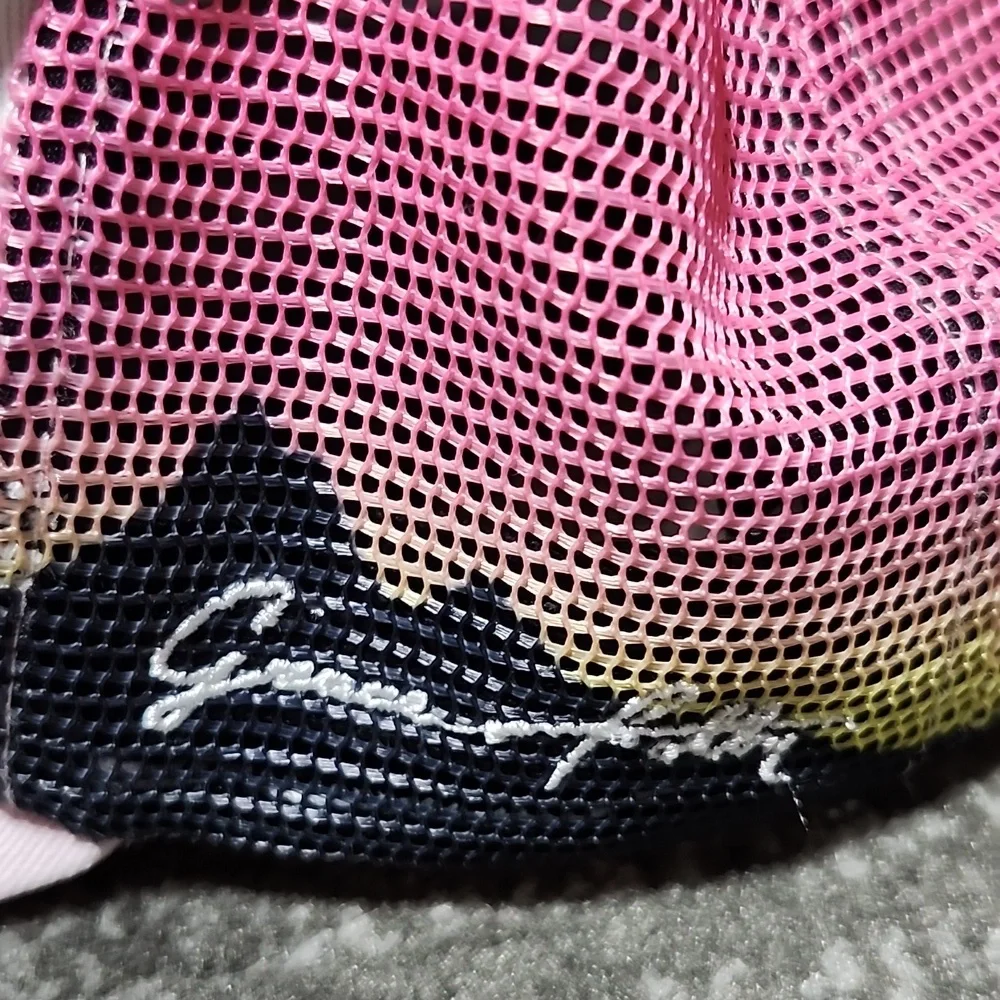 GRACE FOLLY PINK ALPINE PINK MESH SNAP-BACK TRUCKER CAP HAT